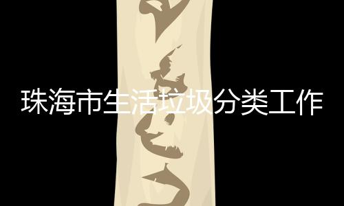 办第活垃活动类工训成功举珠海作培圾分市生四场