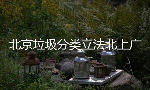 北京北上垃圾立法类入强分类广深制分将进