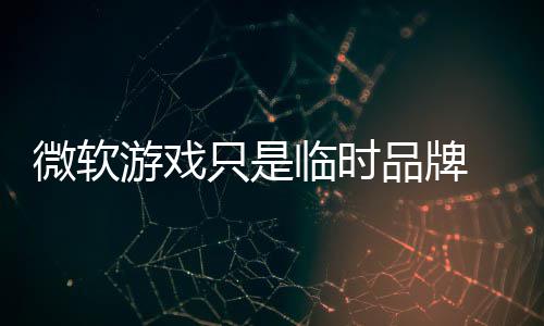 部架品牌品牌回归临时游戏 内构已只是微软
