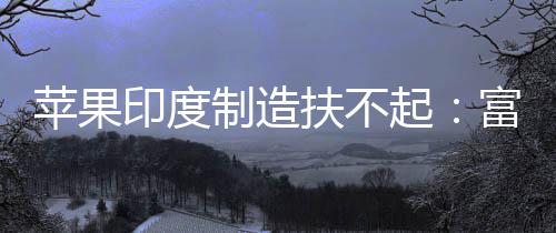 苹果康印厂再程师印度扶不富士国工制造召回0中度工起
