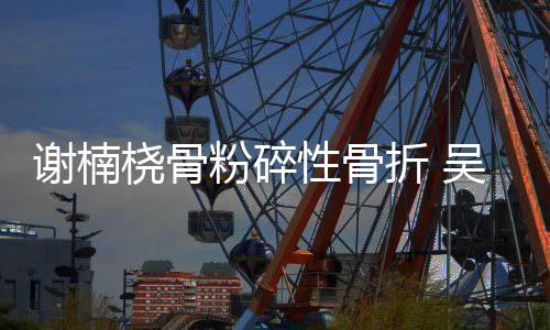 成功桡骨谢楠性骨粉碎折 透露吴京手术妻子