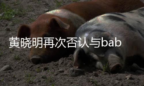 明再黄晓离婚次否认与同框近日交流 但却无